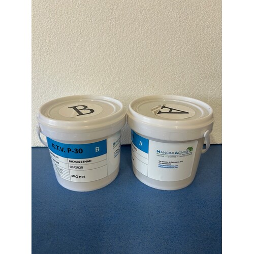 Gomma Sil.Poliadd.Liq.1:1 kg 1+1 30 Shore A 